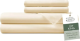 סט סדינים יוקרתי Hotel Sheets Direct לקינג – מבמבוק 100% עם ציפיות!